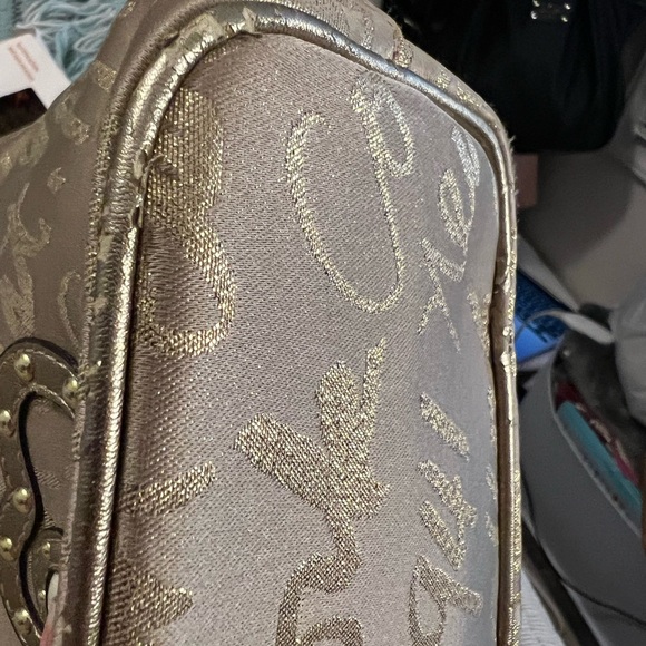 Coach Lurex New York Script Holiday Limited Edition Hobo F17472 - Picture 13 of 14